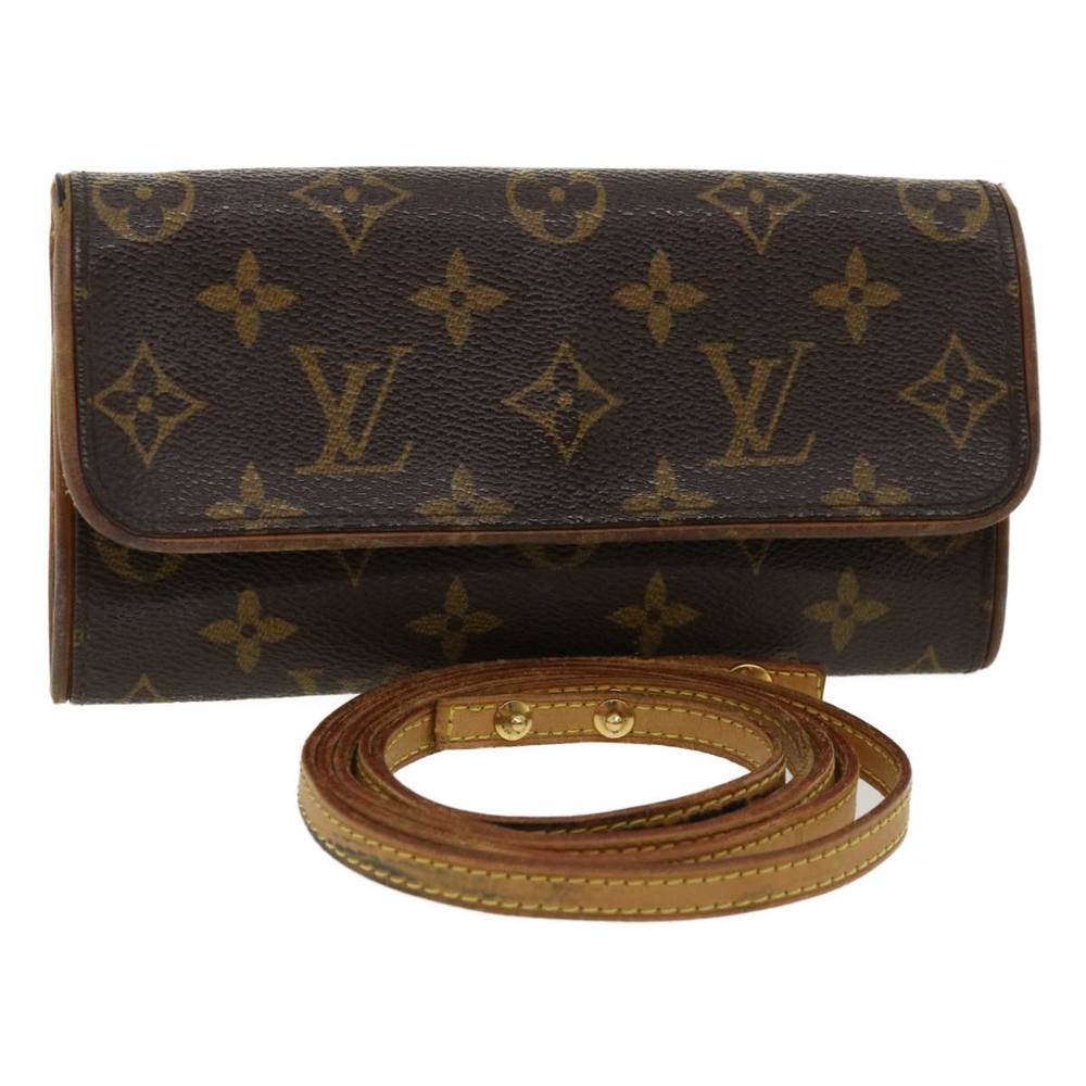 LOUIS VUITTON Monogram Pochette Twin PM Shoulder Bag M51854 LV Auth 36161 - Picture 1 of 10